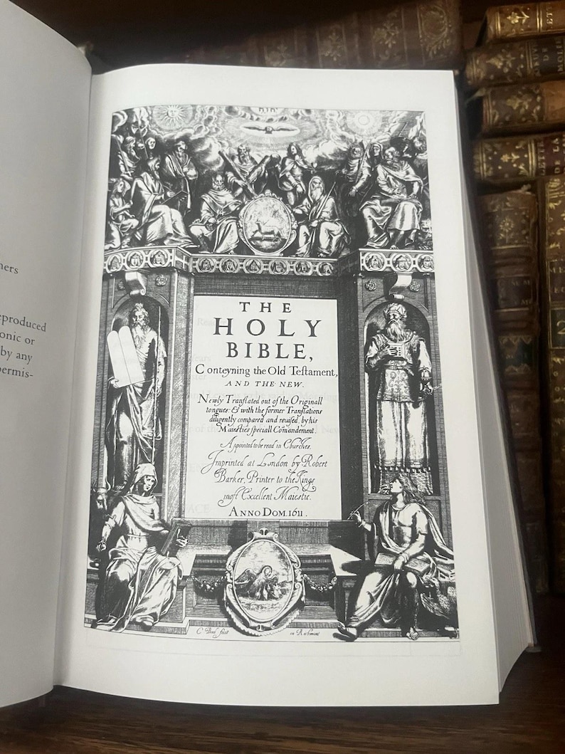 The Holy Bible – 1611 Edition (king James Version Facsimile Edition) - Etsy