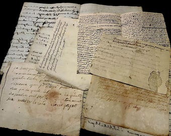 Ephemera Lot – Signed 1700-1800s Handwritten Manuscripts & Documents (Law and Government)