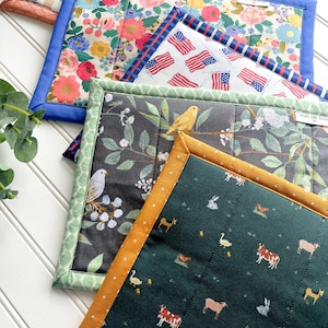 Insulated Casserole Hot Pads: 100% Cotton Fabric, 9x13 inch