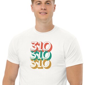 310 Los Angeles Area Code Shirt. LA Pride Classic tshirt