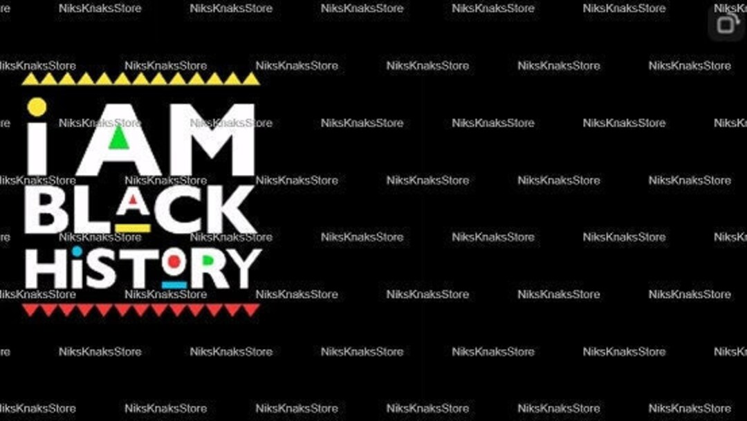 I Am Black History 2.0 Multicolor Virtual Zoom Background Instant ...