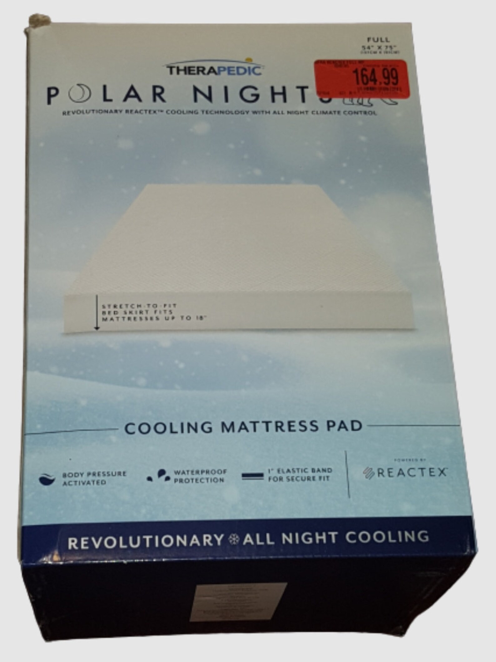 therapedic polar nights mattress topper