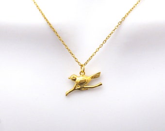 Bird necklace, Branch necklace, Bird jewelry, Bird, Bird and branch, Necklace, Mothers day gift, Bird on Branch, Bird pendant, Anniversary