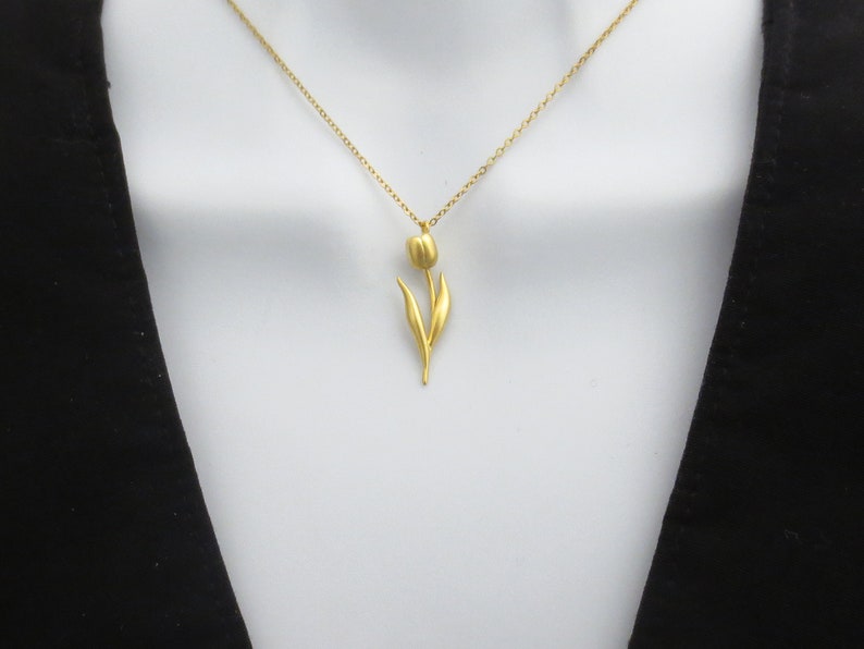 Golden Tulips Necklace main image 0