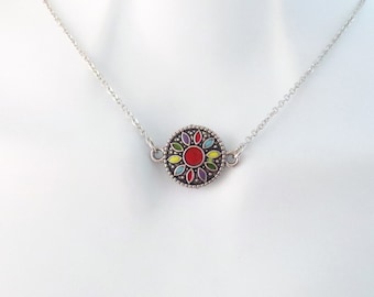 Boho, Srebro, Naszyjnik, Zakochani, Najlepsza przyjaciółka, Mama, Siostra, Boże Narodzenie, Prezent, Akcesorium, Biżuteria
