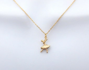 Ballett Halskette, Ballerina Halskette, Ballett Schmuck, Tanz Halskette, Ballerina Schmuck, Ballerina Geschenk, Ballerina, Charm Halskette, Ballett