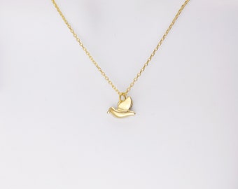 Collier oiseau Collier minuscule Collier délicat Collier animal Collier à pendentif Cadeau pour femme Cadeau pour professeur Cadeau pour l'obtention du diplôme