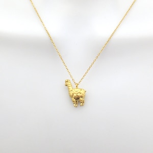 Llama necklace, Alpaca necklace, Animal necklace, Cute necklace, Animal lover necklace, Gift for birthday, Gift for animal lover