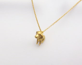 3D dog necklace, Beagle necklace, Animal necklace, Cute necklace, Dog necklace, Animal lover necklace, Dainty necklace, Gift ideas
