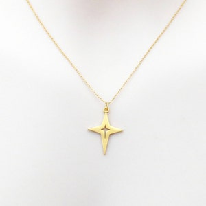 The north star gold/ rose gold necklace Star jewelry Mom Anniversary Graduation Christmas Gift Accessory Jewelry
