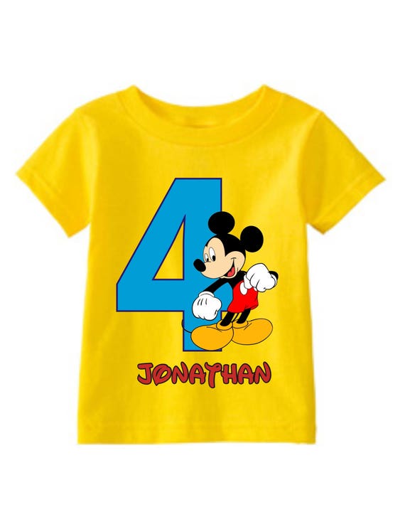 mickey mouse t shirt print