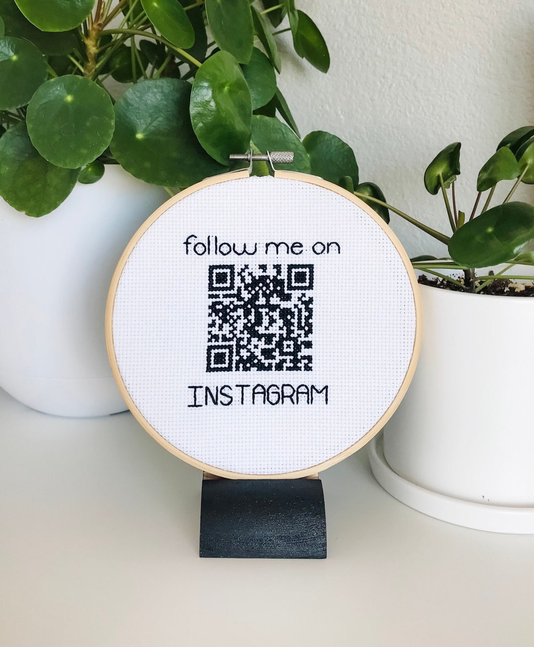 Custom QR Code Cross Stitch Qr Code Prank Personalized Qr Etsy UK