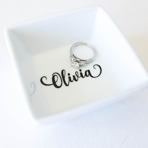 Personalized Jewelry Organizer | Custom Ring Dish | Jewelry Tray | Personalized gift