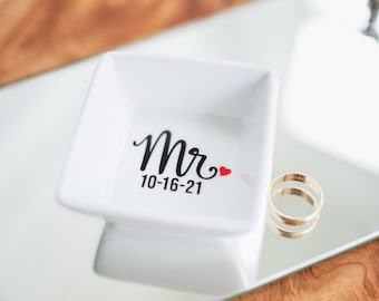 Mr Ring Dish | Engagement Ring Dish | Bridal shower gift | Ring holder | Mr Ring Dish | Custom Engagement Ring HolderStocking Stuffer Idea