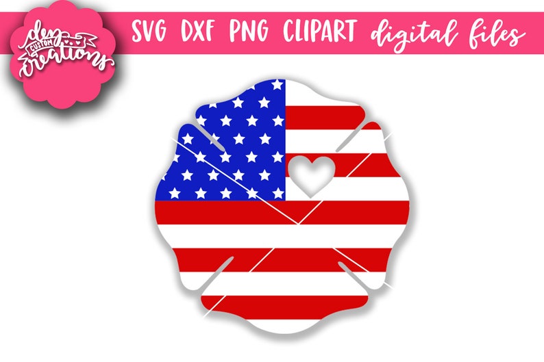 Download Maltese cross American Flag SVG DXF PNG Clipart | Etsy