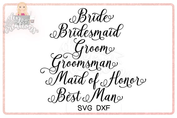 Groomsmen T-Shirt Script Bridal Wedding Bride Groom Groomsmen T-Shirt Script Bridal Wedding Bride Groom