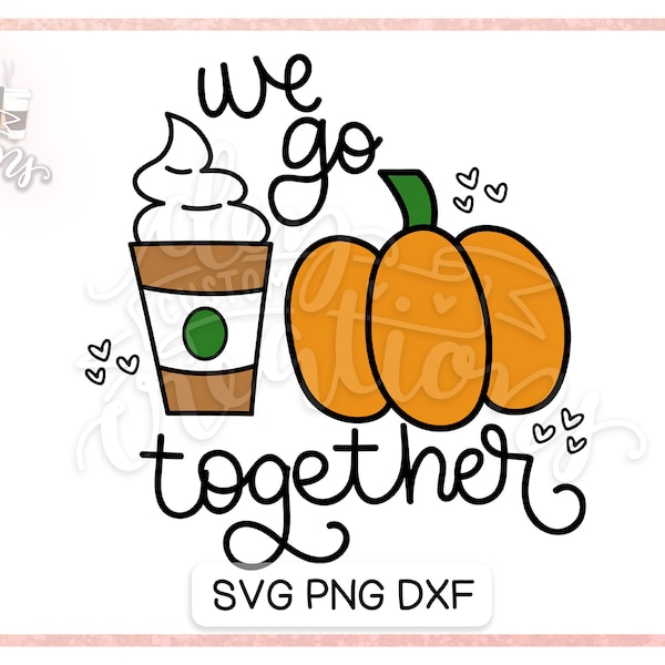 Pumpkin Spice Latte PNG & SVG for Cricut
