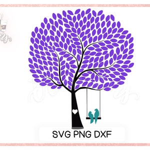 Livro de convidados do casamento dos pombinhos - SVG para Cricut