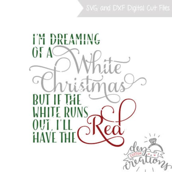 Download I M Dreaming Of A White Christmas Svg File Cut File Etsy PSD Mockup Templates