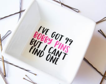 Bobby Pin holder | I've Got 99 Bobby Pins But I Can't Find One | Stocking Stuffer | Bathroom Organization | Hair stylist gift