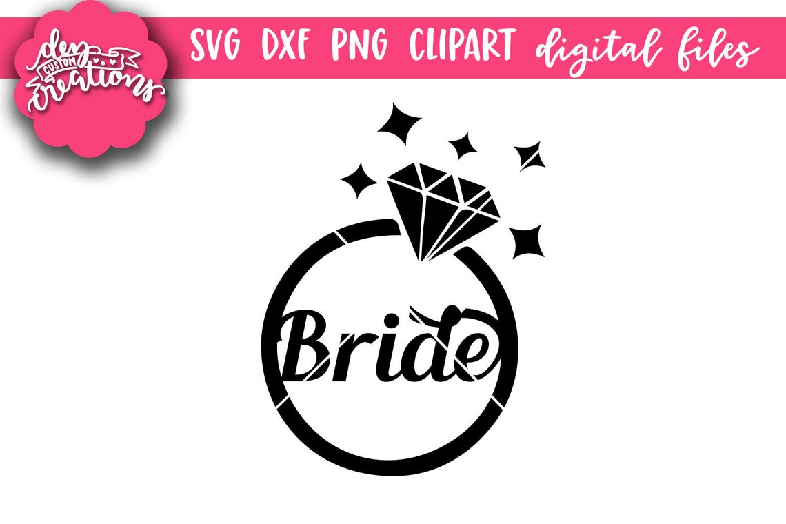 Wedding Ring SVG Cut File DXF File Wedding Ring Svg Etsy