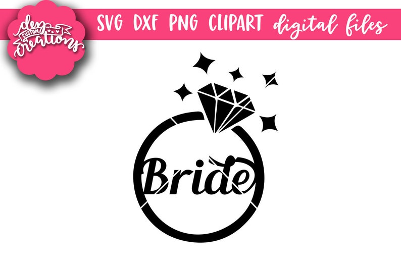 Download Wedding Ring SVG Cut File DXF file Wedding ring svg | Etsy