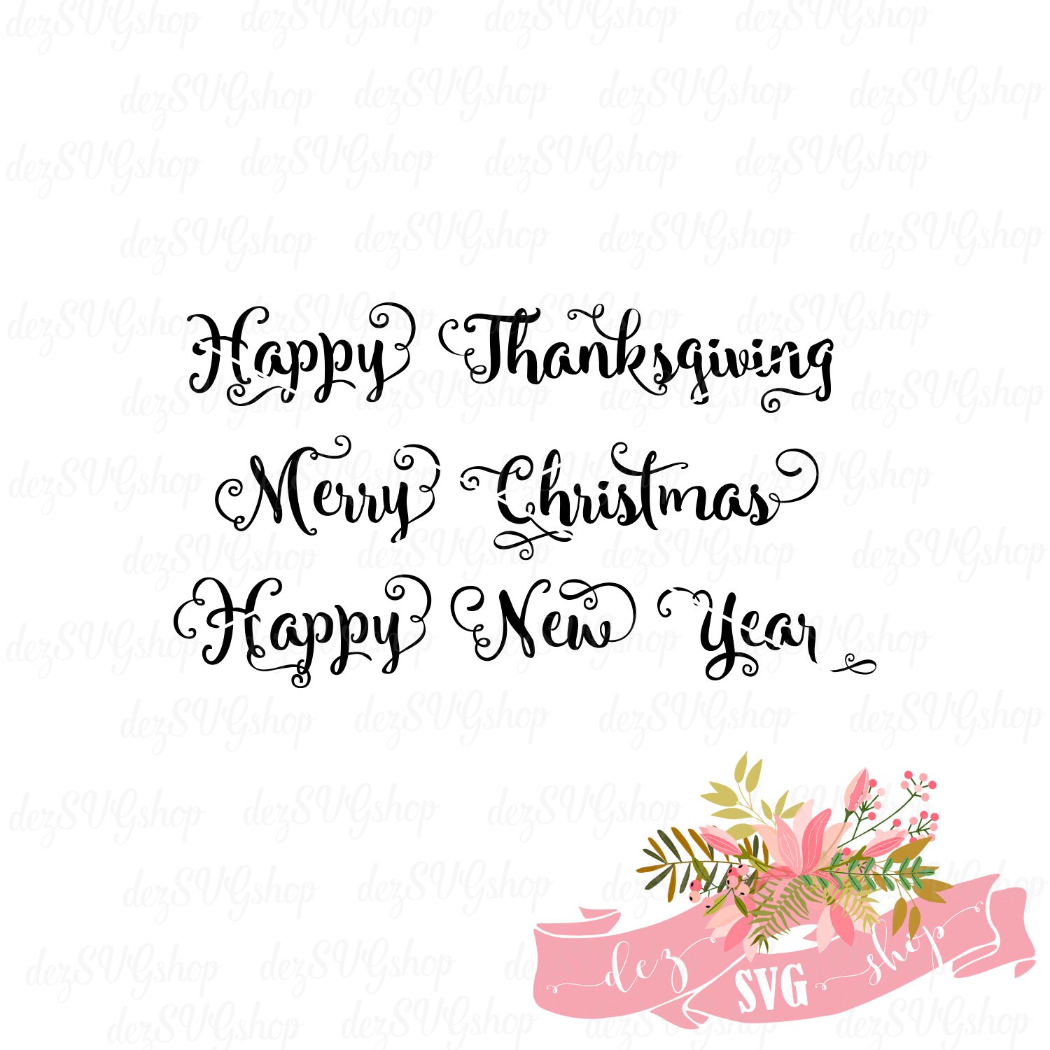 Download Merry Christmas SVG file Happy New Year Happy Thanksgiving ...