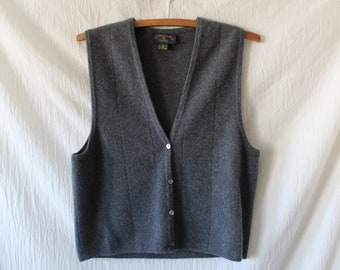 90s Charter Club Cashmere Sweater Vest Fits M-L