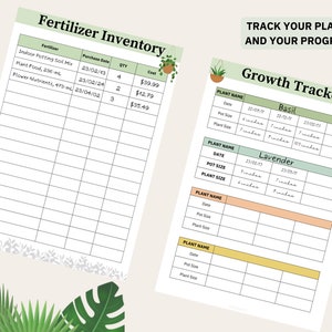 Houseplant Planner Printable, House Plant Journal, Printable Plant Care ...