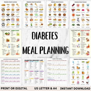 Diabetic Meal Plan, Diabetes Meal Plan, Diabetic Food List, Diabetes Food List, Type 2 Diabetes, Diabetes Food Guide, Prediabetes Diet Plan