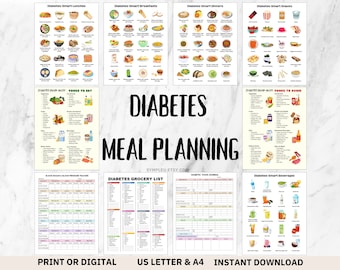 Diabetic Meal Plan, Diabetes Meal Plan, Diabetic Food List, Diabetes Food List, Type 2 Diabetes, Diabetes Food Guide, Prediabetes Diet Plan