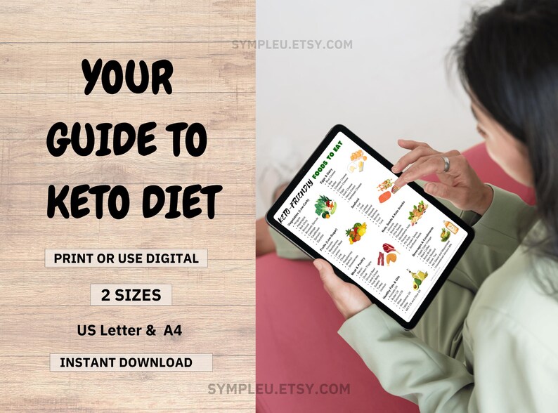 Keto Food List Printable for Keto Diet, Keto-friendly Food Chart