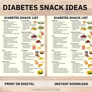 Diabetic Snacks List, Diabetes Snack Ideas, Diabetes Food List, Diabetic Food Chart, Diabetic Diet Sheet, Diabetic Food List, Meal Plan