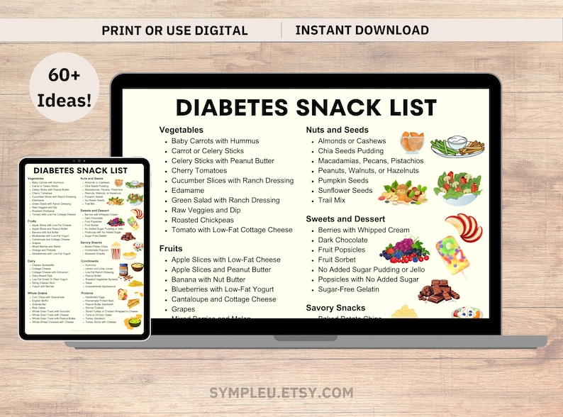 Diabetic Snacks List, Diabetes Snack Ideas, Diabetes Food List, Diabetic Food Chart, Diabetic