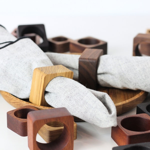 Wooden Napkin rings. Rustic Napkin Rings. Wedding Napkin Rings Wood napkin rings