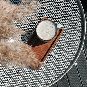 Walnut Wood Decorative Coffee Tray