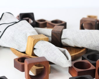 Wooden Napkin rings. Rustic Napkin Rings. Wedding Napkin Rings Wood napkin rings