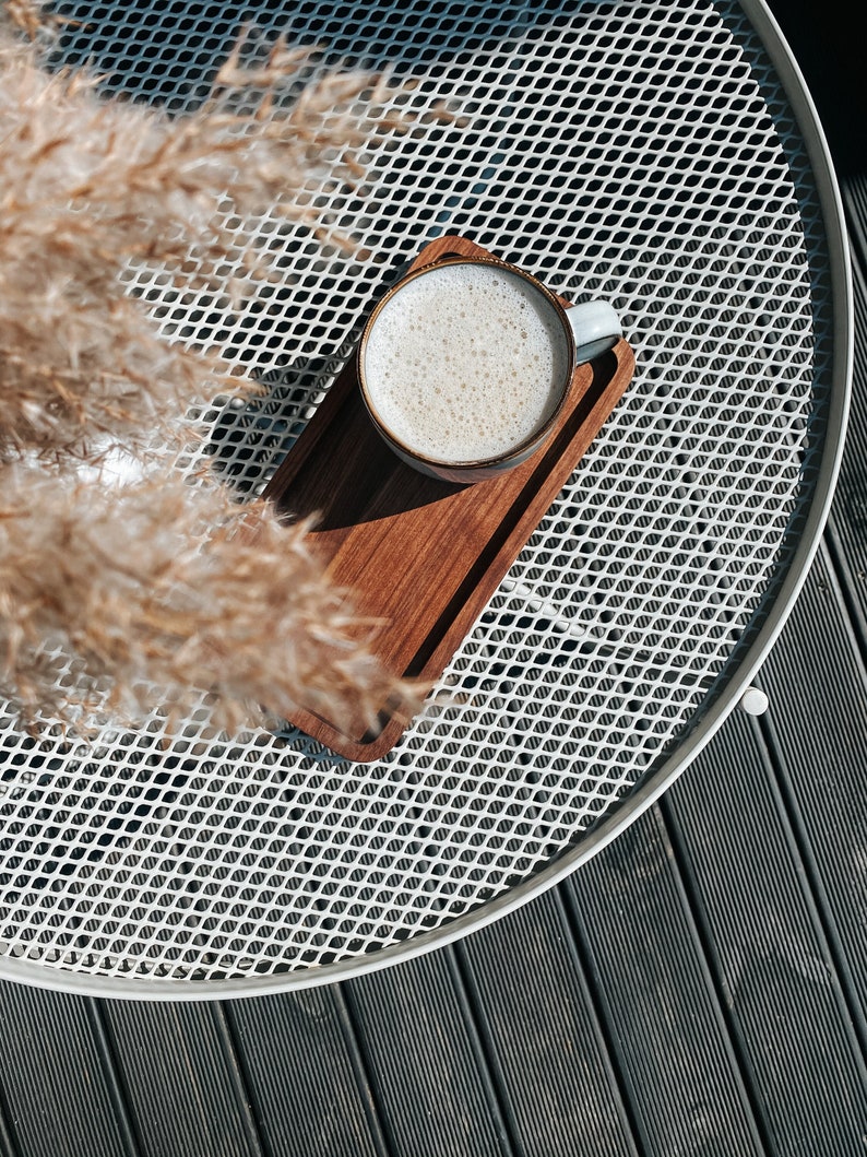 Walnut Wood Decorative Coffee Tray