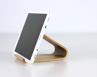 Tablet stand. Kitchen tablet stand. Personalized gift Wood Tablet holder.