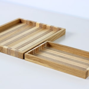 Wooden serving tray valet tray. Catch all tray housewarming gift Kitchen decor image 6