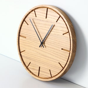 Wooden wall clock Wall decor clock. Wall clock unique wood silent wall clock image 6