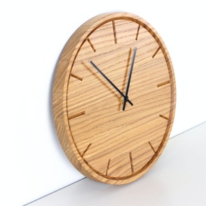 Wooden wall clock Wall decor clock. Wall clock unique wood silent wall clock image 2