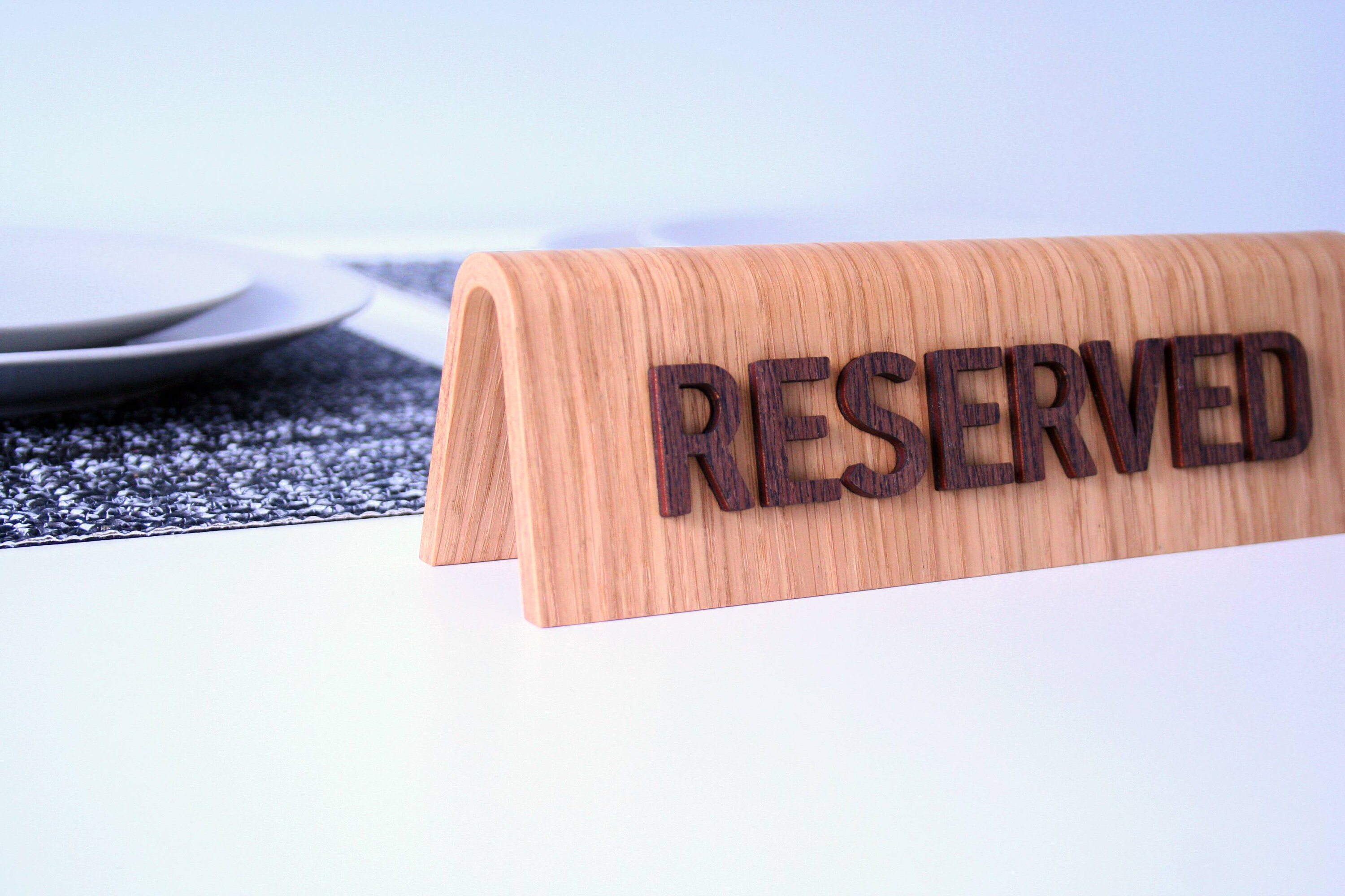 Reserved Table Sign. Design Sign. Etsy Canada