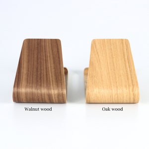 Wooden tablet stand for kitchen use. Personalized tablet holder, ideal as a gift