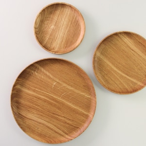 Wood serving platter Decorative platter Serving tray. Wood Snack plate. image 3