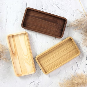Decorative wood tray. Drink tray Coffee tray. Tea tray serving tray. image 4