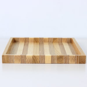 Wooden serving tray valet tray. Catch all tray housewarming gift Kitchen decor image 7