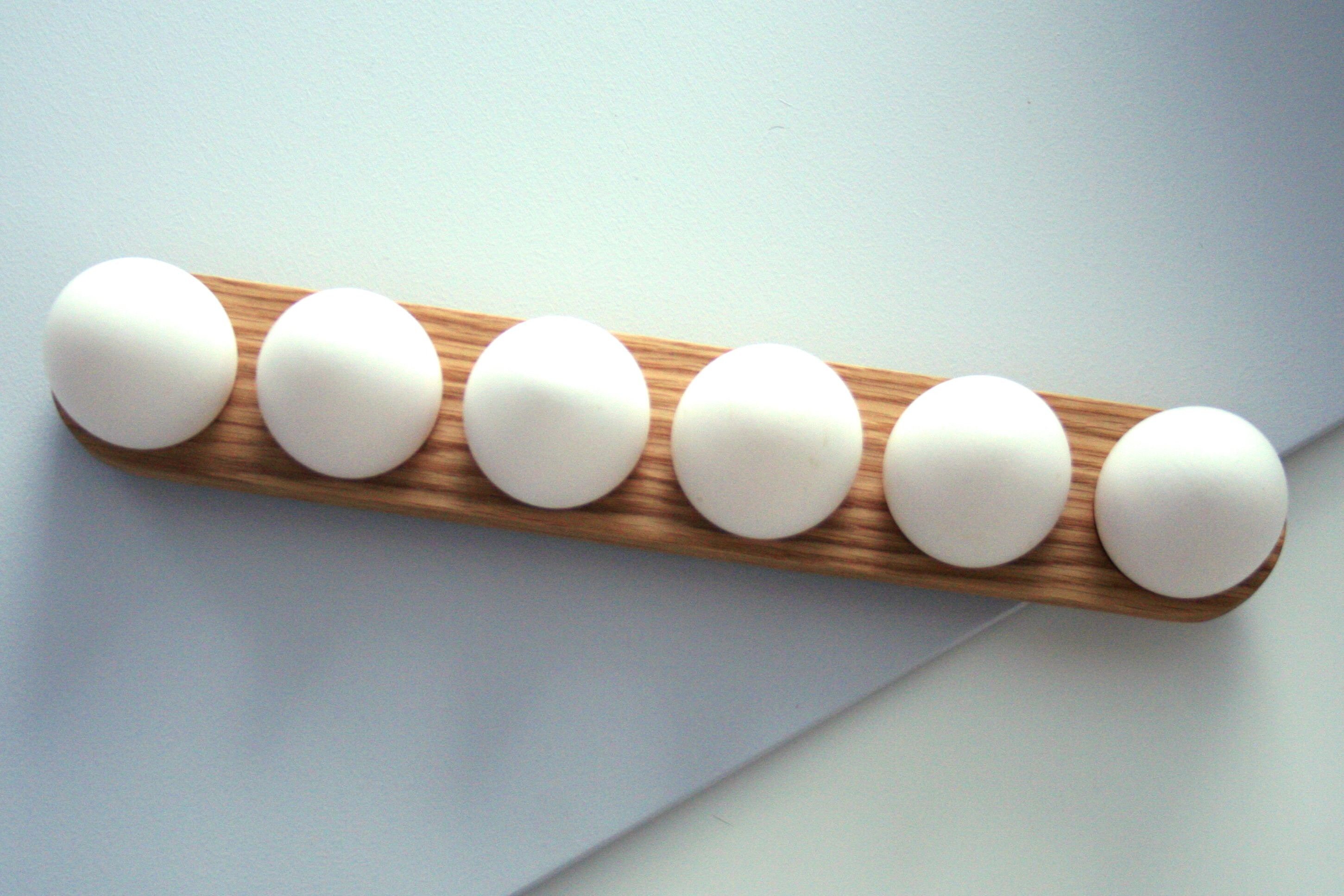 Porte-Oeufs en Bois. 6 Porte-Œufs.