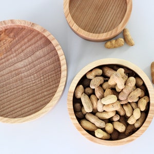 Wood bowl set of 3 wooden bowls. Decorative bowl. image 6