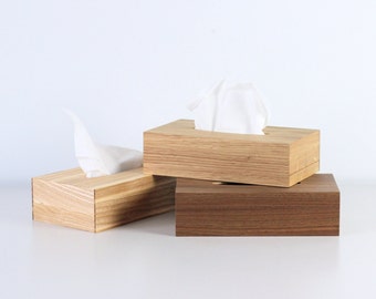 Tissue box cover Wooden tissue box. Tissue holder Tissue cover box.